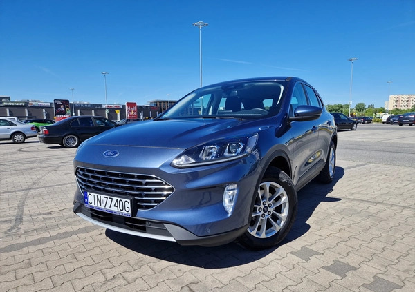 Ford Kuga cena 87900 przebieg: 156650, rok produkcji 2020 z Inowrocław małe 781